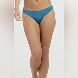 SPANX WOMEN'S SWIM BIKINI BOTTOM SIZE 1X TROPICAL TEAL NEW